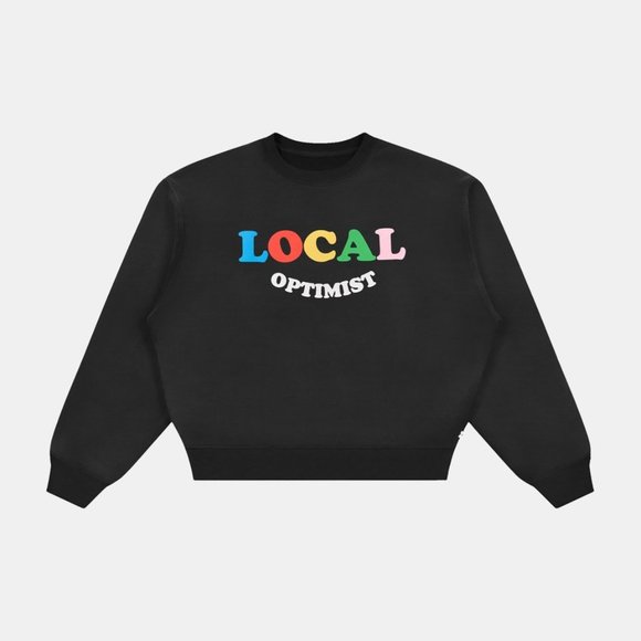 Madhappy Tops - Madhappy black local optimist sweatshirt